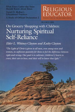 Cover of Religious Educator 4, no. 2 (2003)